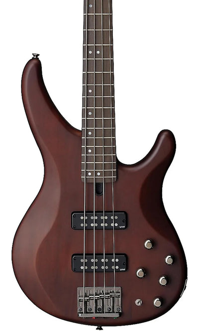 Yamaha TRBX504 4-String Premium Electric Bass Guitar - Translucent Brown