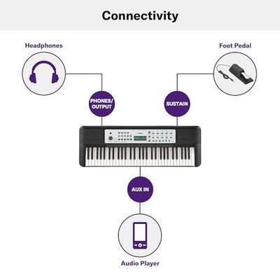 Yamaha YPT-280 61-Key Beginners Portable Keyboard