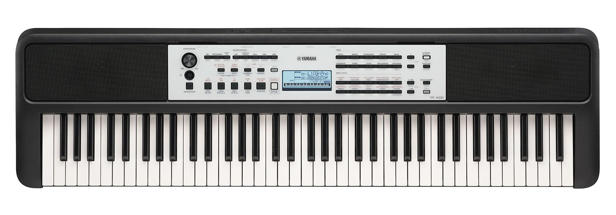 Yamaha YPT-W320 76-Key Portable Keyboard with Touch-Sensitive Keys