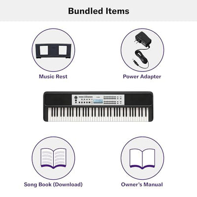 Yamaha YPT-W320 76-Key Portable Keyboard with Touch-Sensitive Keys