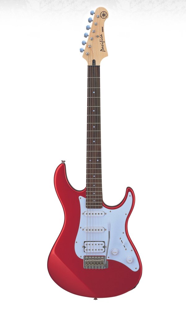 Yamaha PAC012 Pacifica HSS Double Cutaway Electric Guitar with Tremolo - Metallic Red