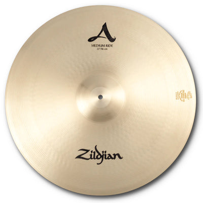 Zildjian A0036 22" A Medium Ride Cast Cymbal w/ Drumsticks