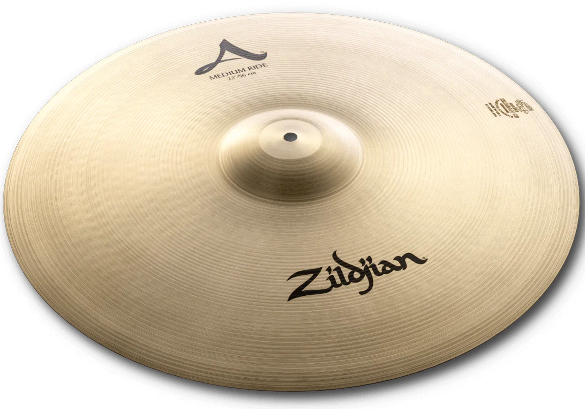 Zildjian A0036 22" A Medium Ride Cast Cymbal w/ Drumsticks