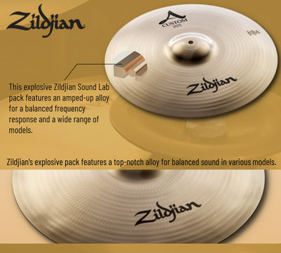 Zildjian A20579-11 A Custom Cymbal Pack w/ Cymbal Bag
