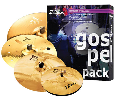 Zildjian AC0801G A Custom Gospel Cymbal Pack w/ Cymbal Bag
