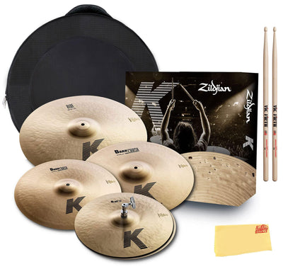 Zildjian K0800 K Cymbal Pack w/ Cymbal Bag