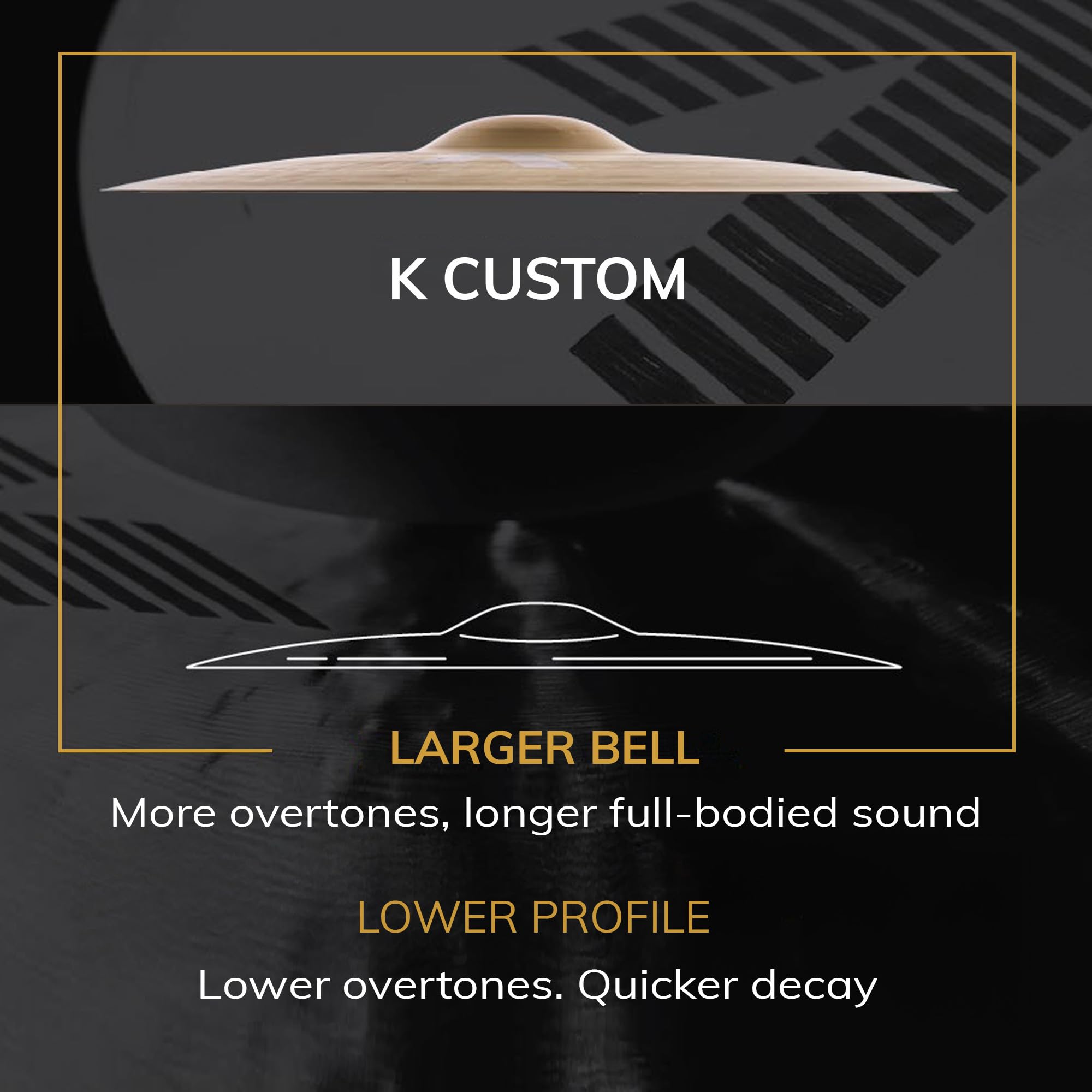 Zildjian K0800 K Cymbal Pack w/ Cymbal Bag