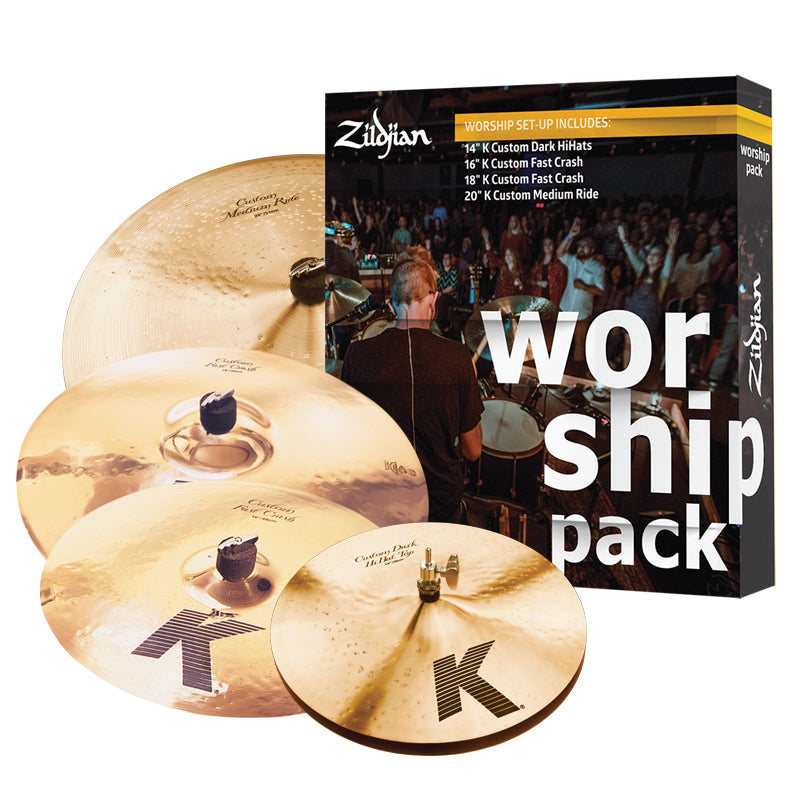 Zildjian KC0801W K Custom Worship Cymbal Pack