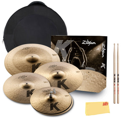 Zildjian KCD900 K Custom Dark Cymbal Pack w/ Cymbal Bag