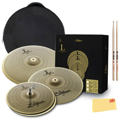 Zildjian LV468 L80 Low Volume Cymbal Pack w/ Cymbal Bag