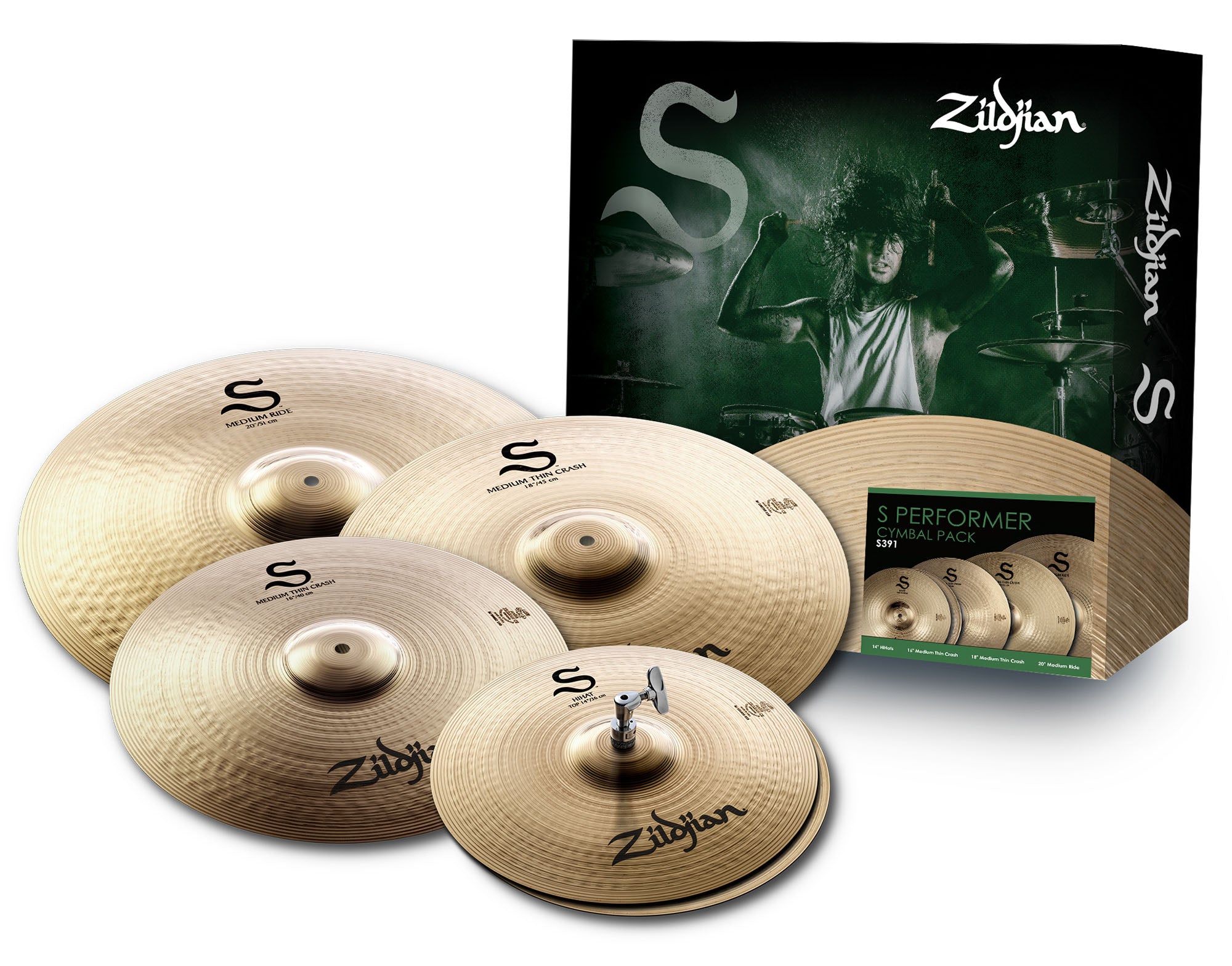 Zildjian S391 S Performer Cymbal Pack