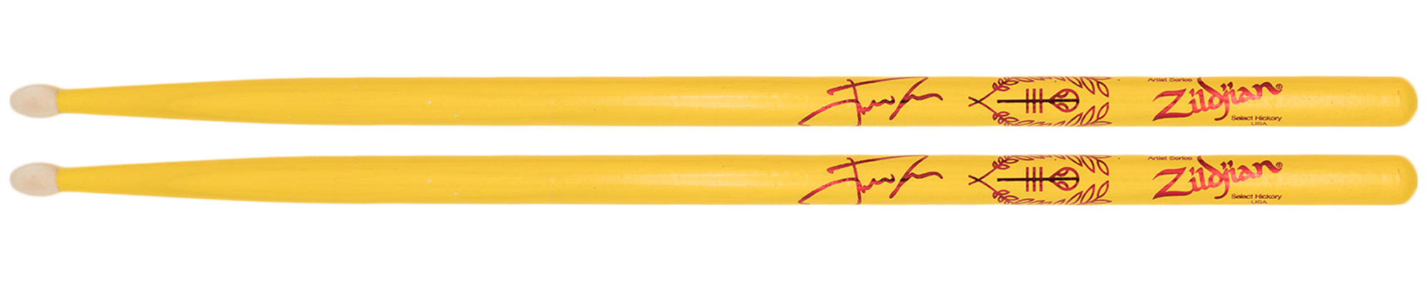 Zildjian ZASJD4 Josh Dun "Clancy Yellow" Artist Series Drumsticks