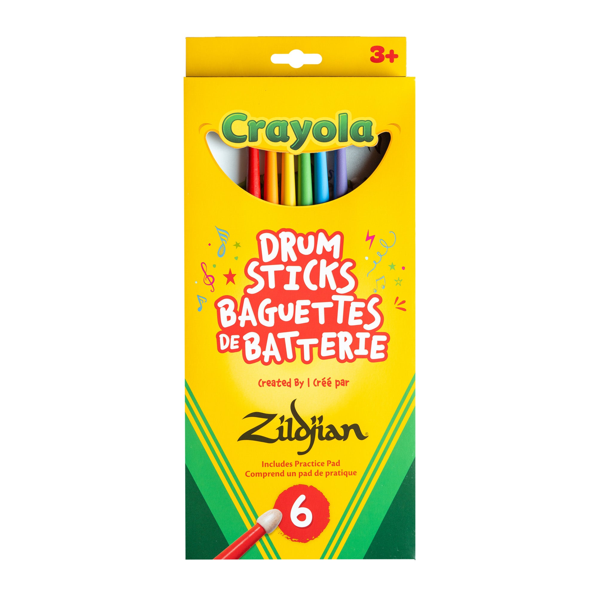 Zildjian ZKIDS Crayola Kids Drumsticks