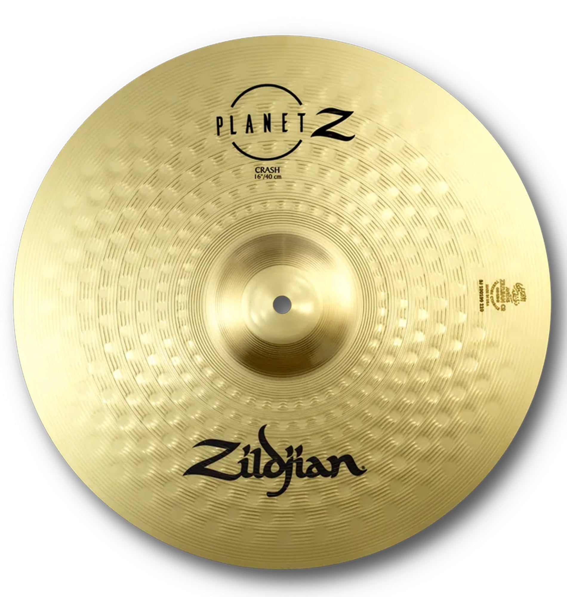Zildjian ZP16C Planet Z Crash Cymbal w/ Drumsticks