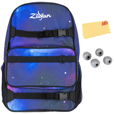 Zildjian ZXBP00302 Student Backpack Drumstick Bag - Purple Galaxy w/ Practice Tips
