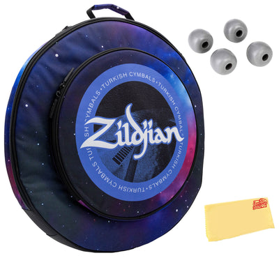 Zildjian ZXCB00320 20-Inch Student Cymbal Backpack - Purple Galaxy w/ Practice Tips