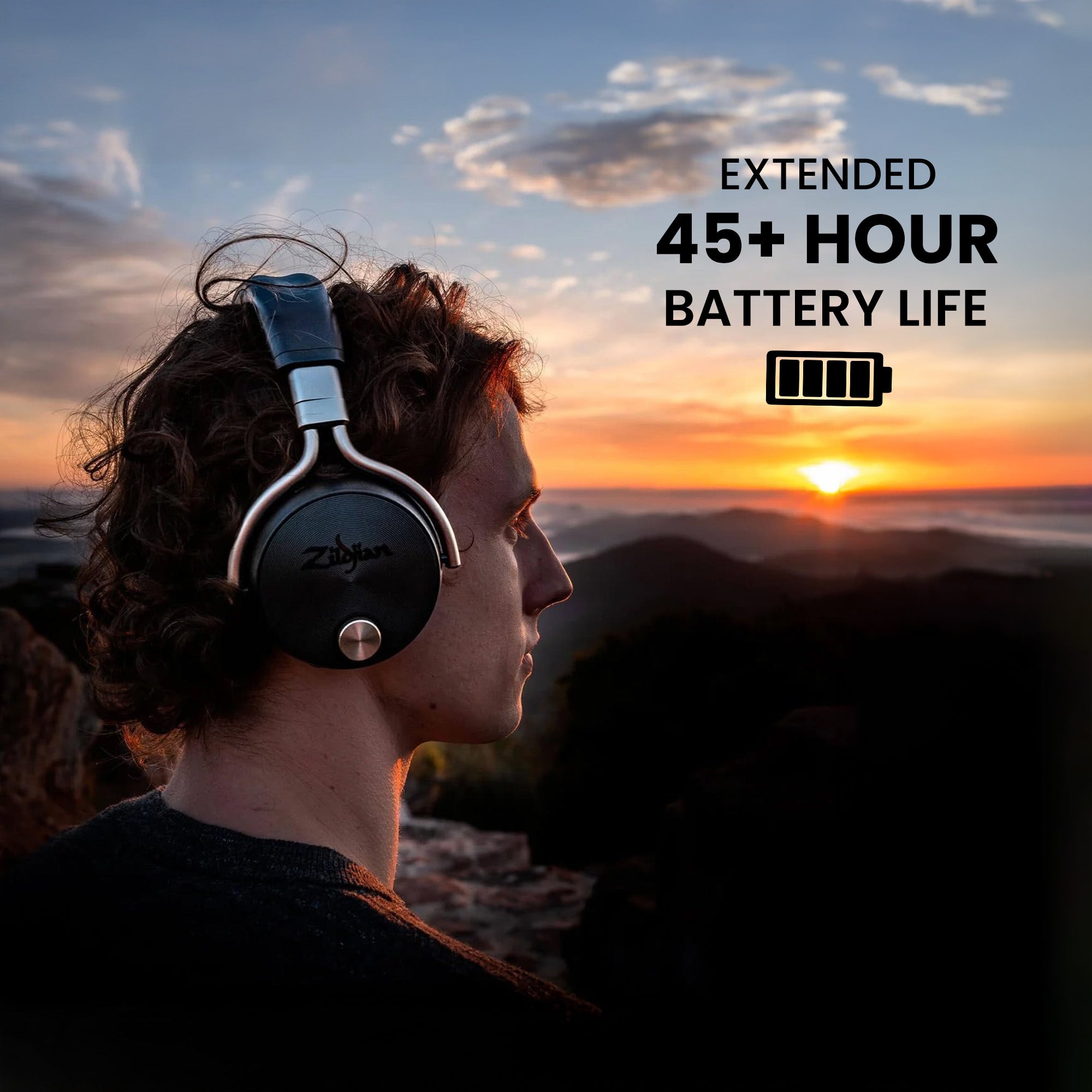 Zildjian ALCHEM-E Perfect Tune Over-Ear Headphones - Black w/ Case