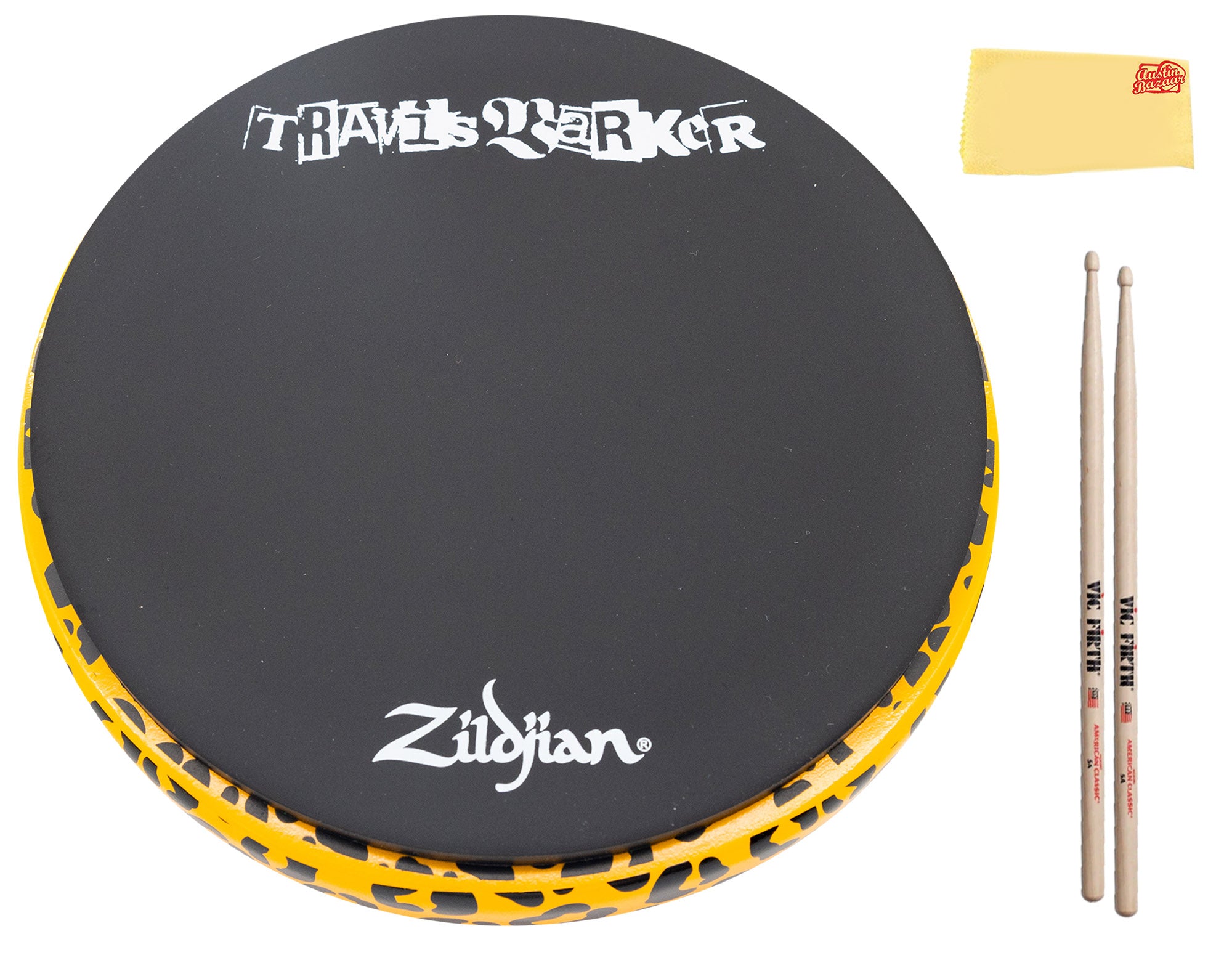 Zildjian ZXPPTB06 Travis Barker Signature Practice Pad - 6 Inch w/ Drumsticks