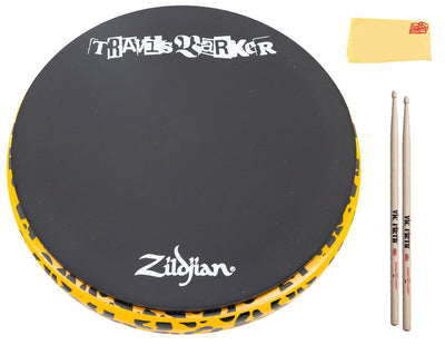 Zildjian ZXPPTB06 Travis Barker Signature Practice Pad - 6 Inch w/ Drumsticks