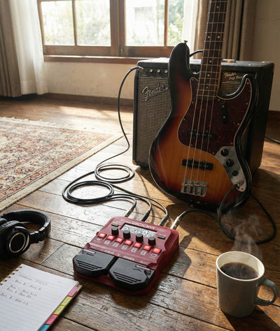 Zoom B1 FOUR Bass Multi-Effects Processor w/ Cables