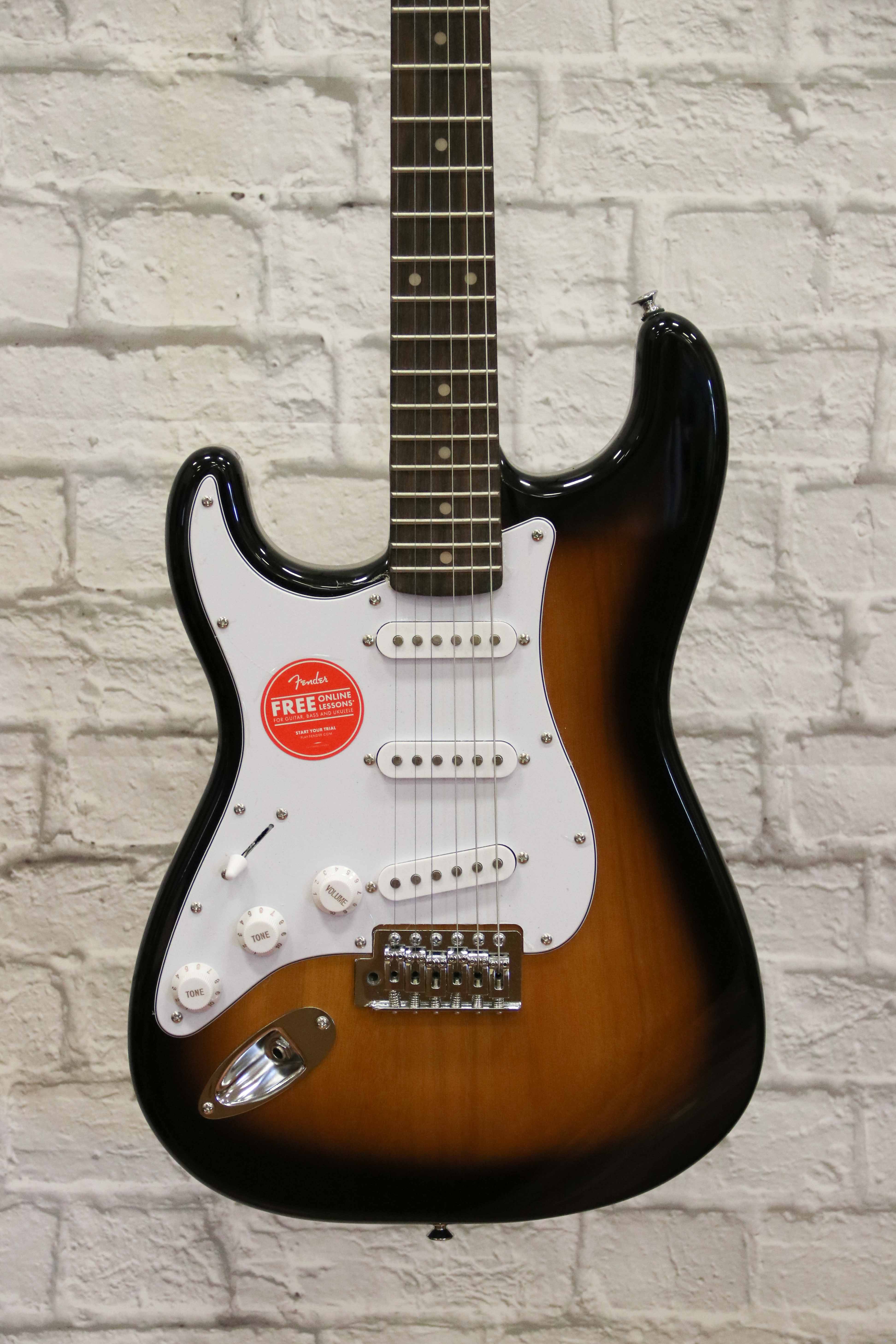 Fender Squier Affinity Stratocaster, Left Handed Brown Sunburst