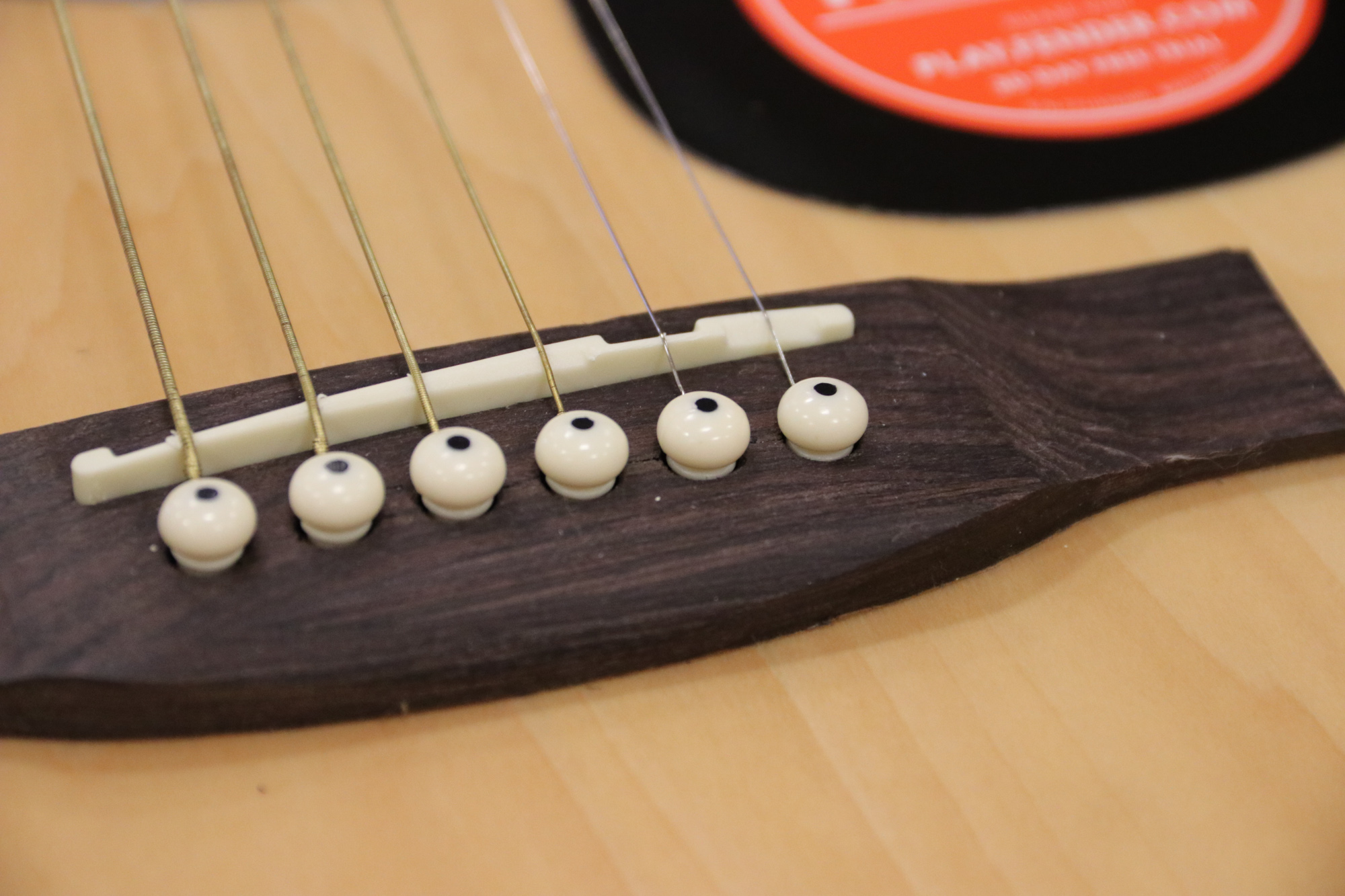 Fender Squier Dreadnought Acoustic Guitar Natural (bridge cracked