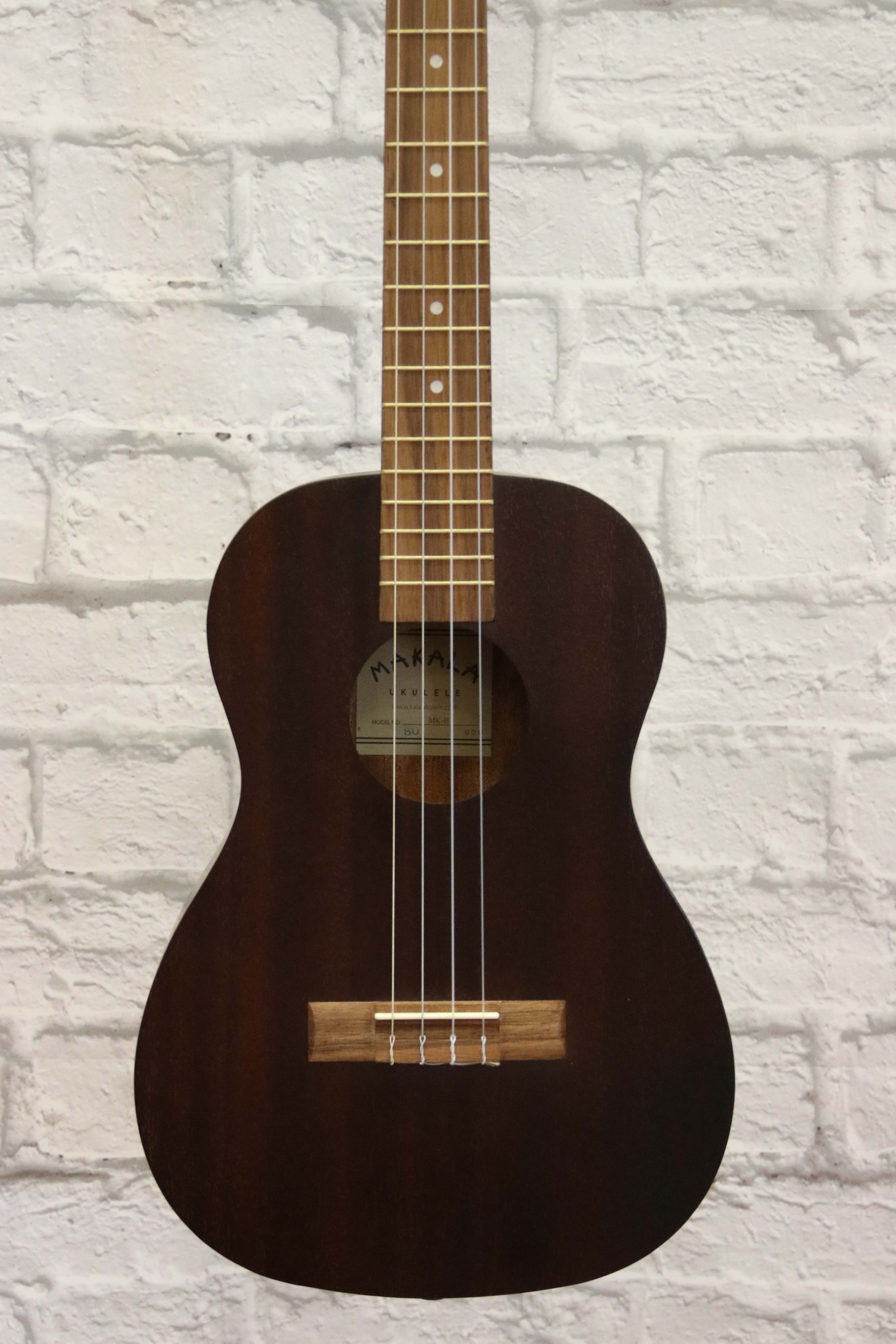 Kala MKB Makala Baritone Ukulele (large chip at top of headstock) eBay