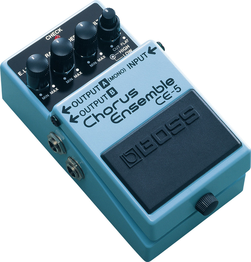 Boss CE-5 Chorus Ensemble w/ Instrument Cables