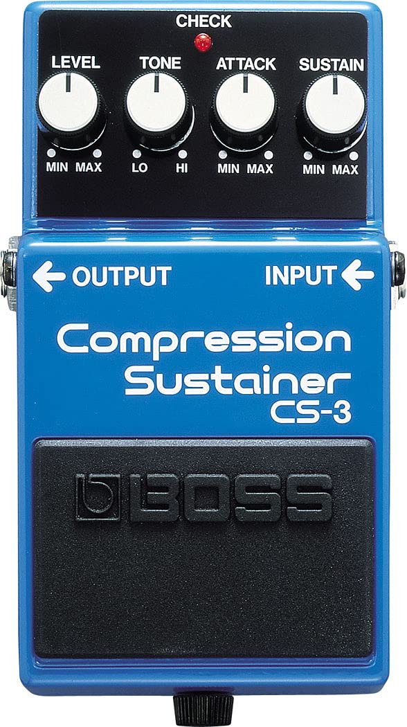 Boss CS-3 Compressor/Sustainer w/ Instrument Cables