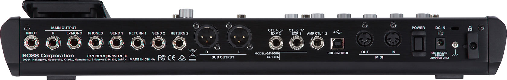 Boss GT-1000 Guitar Effects Processor w/ Power Supply