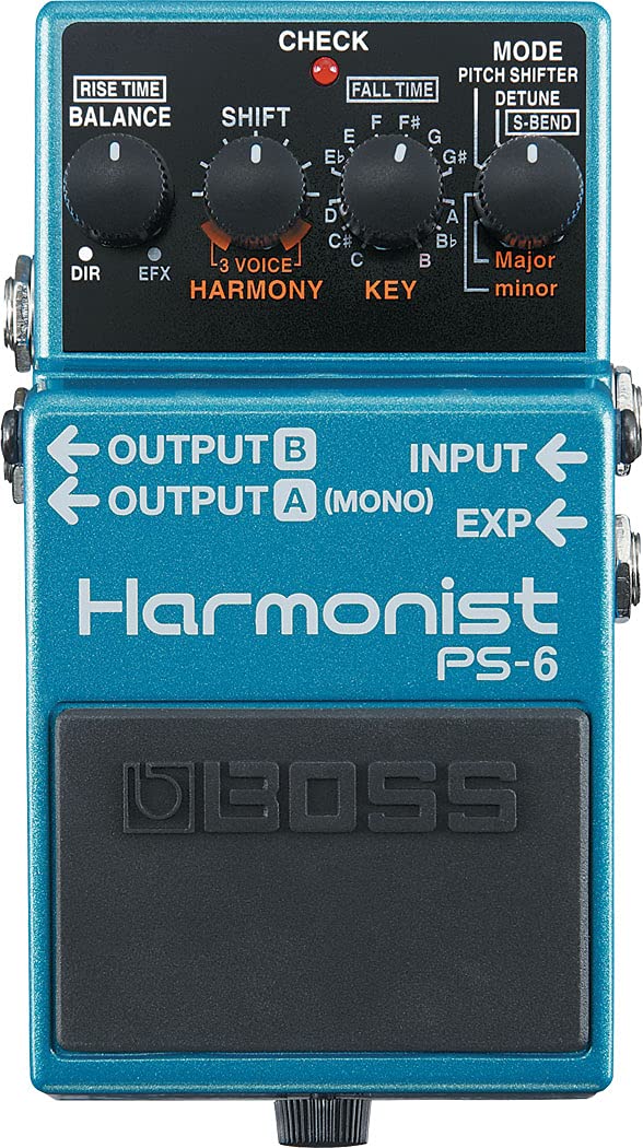 Boss PS-6 Harmonist w/ Instrument Cables