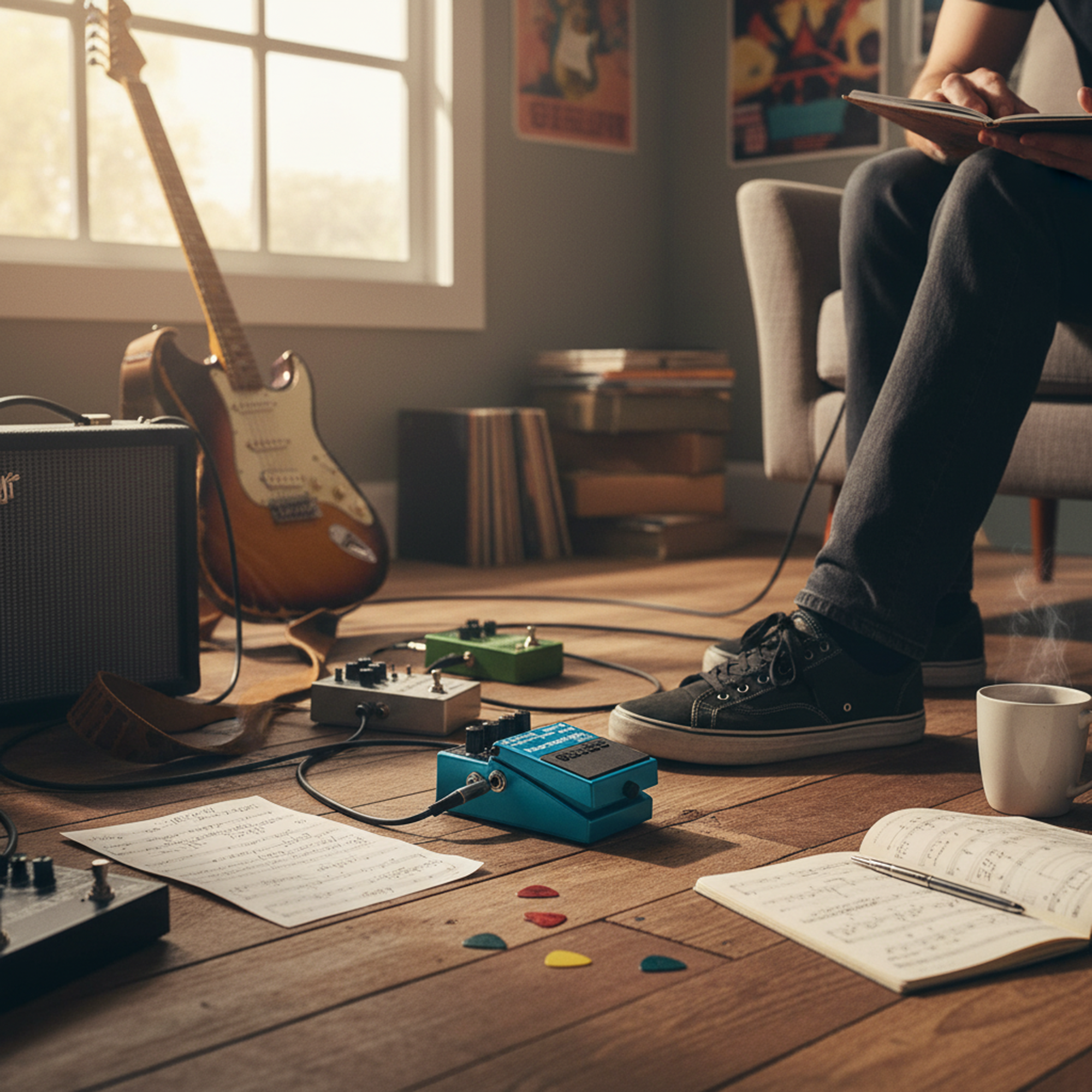 Boss PS-6 Harmonist w/ Instrument Cables