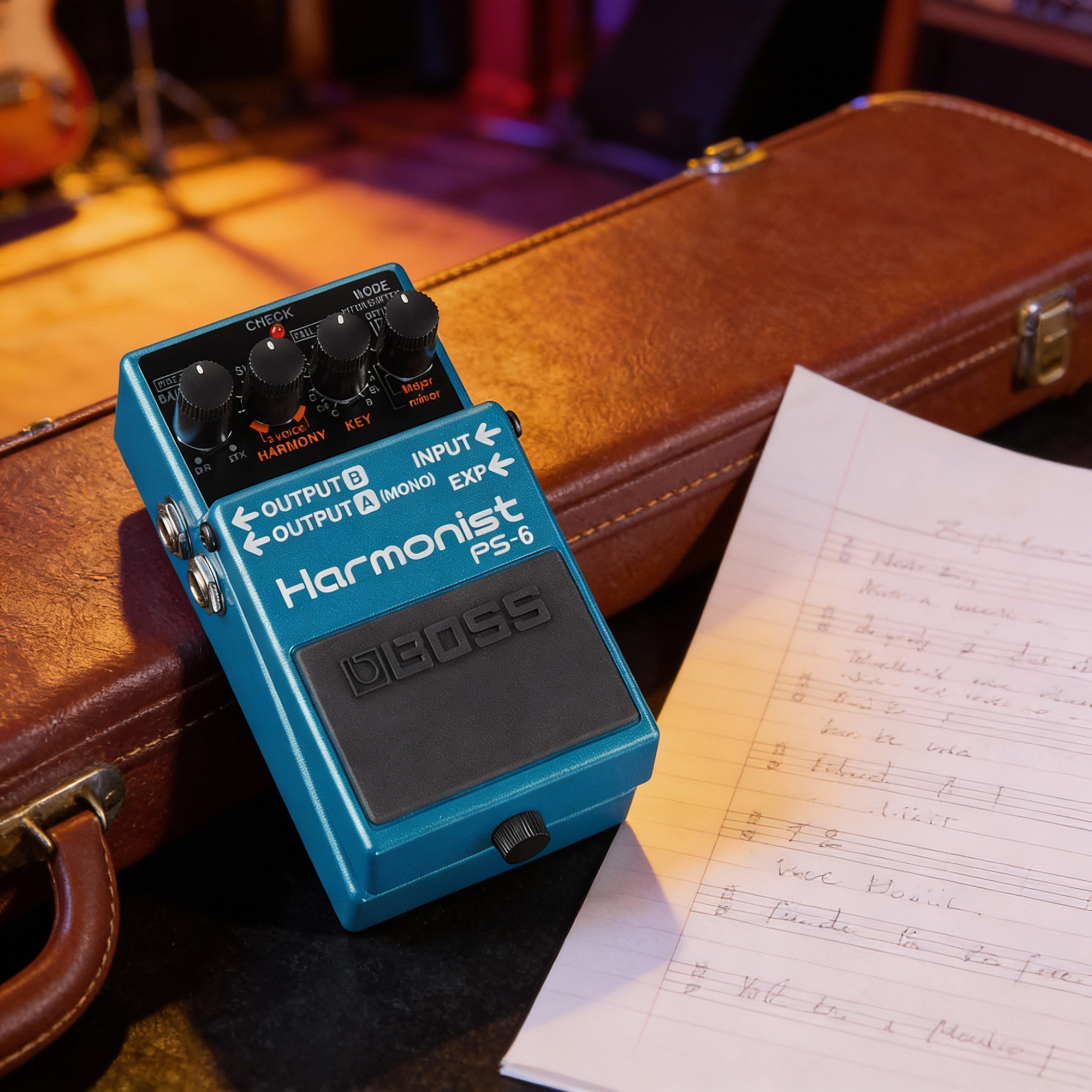 Boss PS-6 Harmonist w/ Instrument Cables