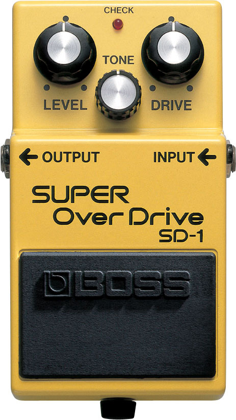 Boss SD-1 Super OverDrive w/ Instrument Cables