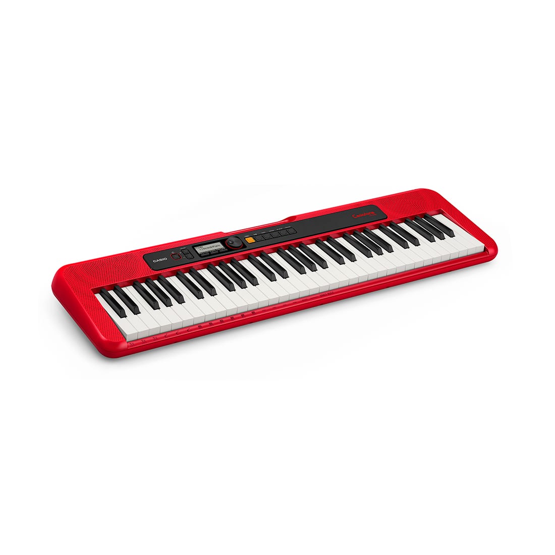 CASIO CASIOTONE CTS200 61Key Portable Digital Keyboard Red w/ Stand