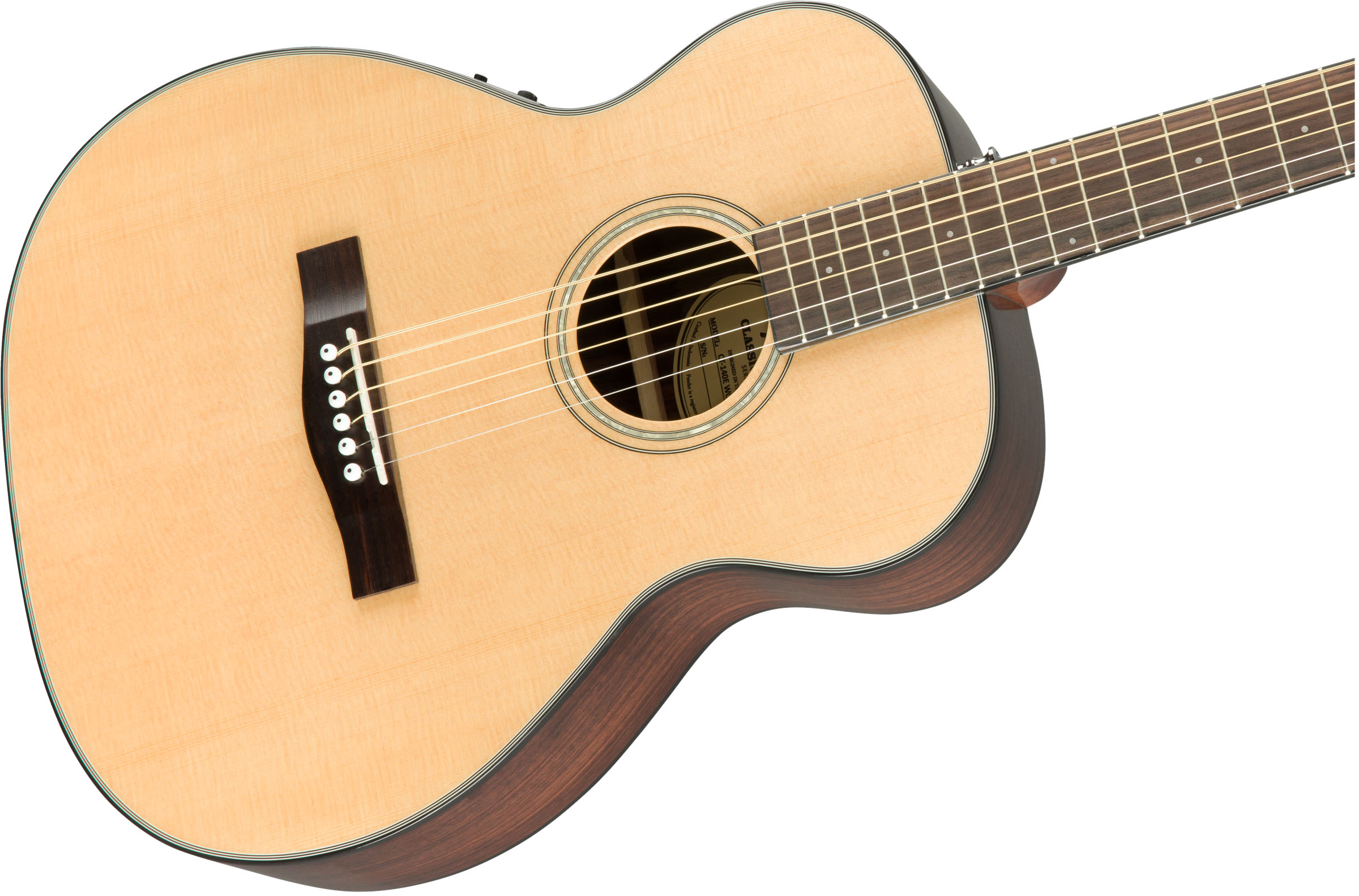 Fender CT140SE Travel AcousticElectric Guitar Natural 885978809707
