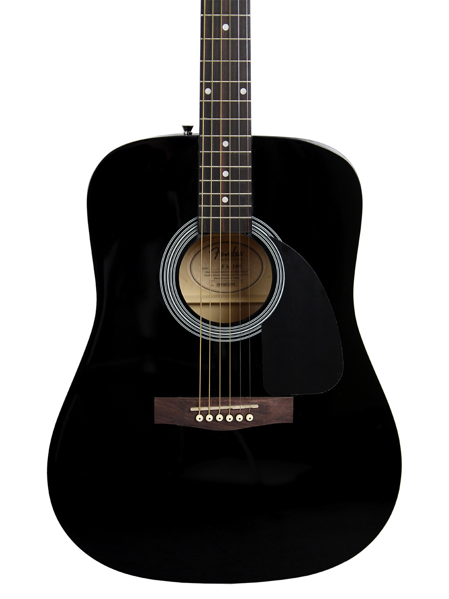 ::Fender FA-115 Dreadnought Acoustic Guitar - Black w/ Gig Bag