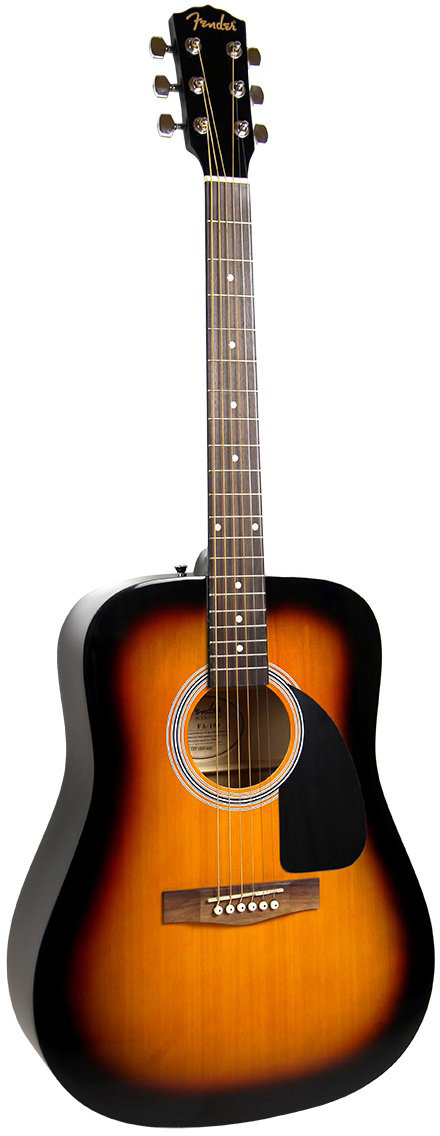 ::Fender FA-115 Dreadnought Acoustic Guitar - Sunburst w/ Gig Bag