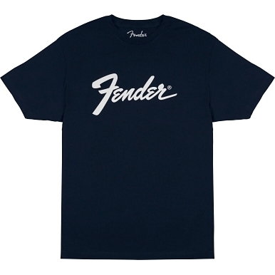 Fender Perrine Logo T-Shirt, Midnight Blue - Large
