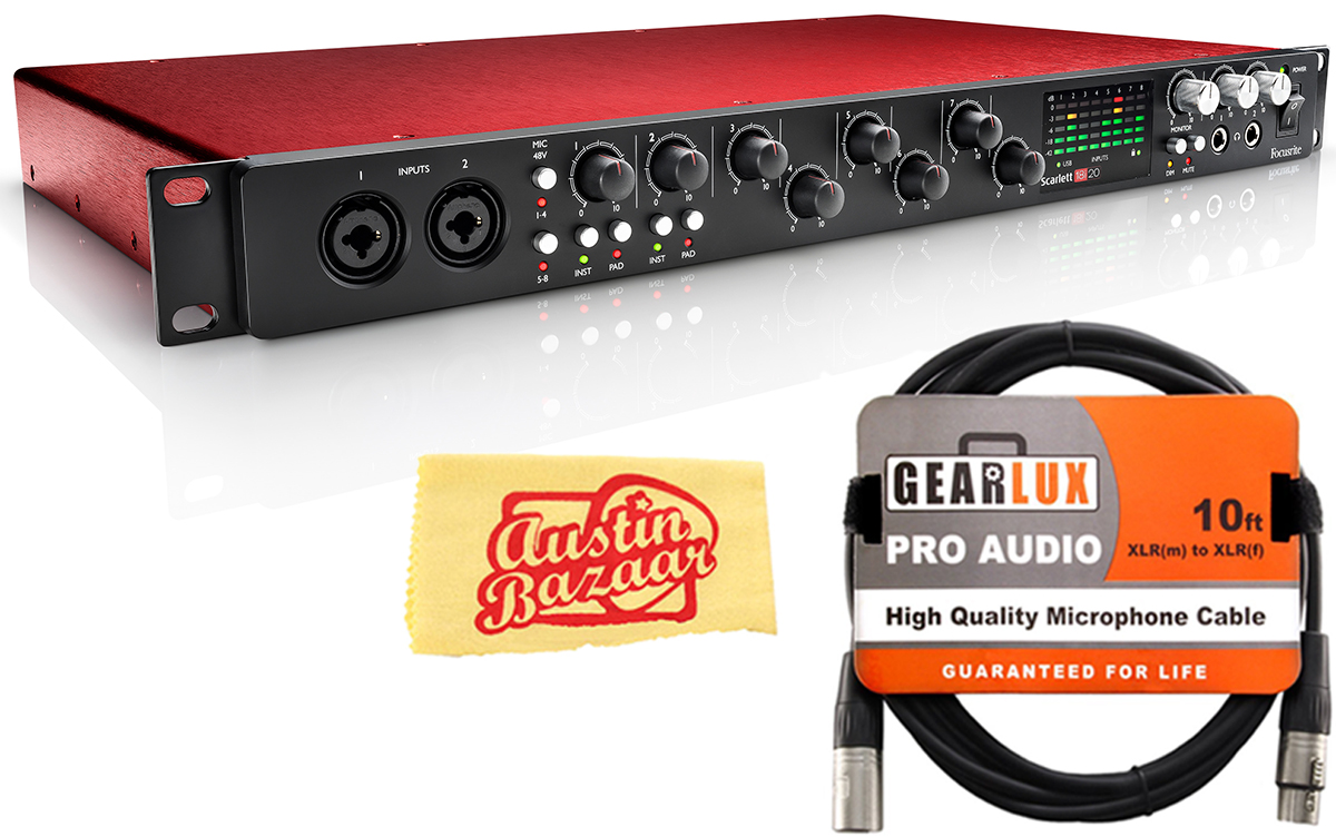 Usb audio interface xlr persight