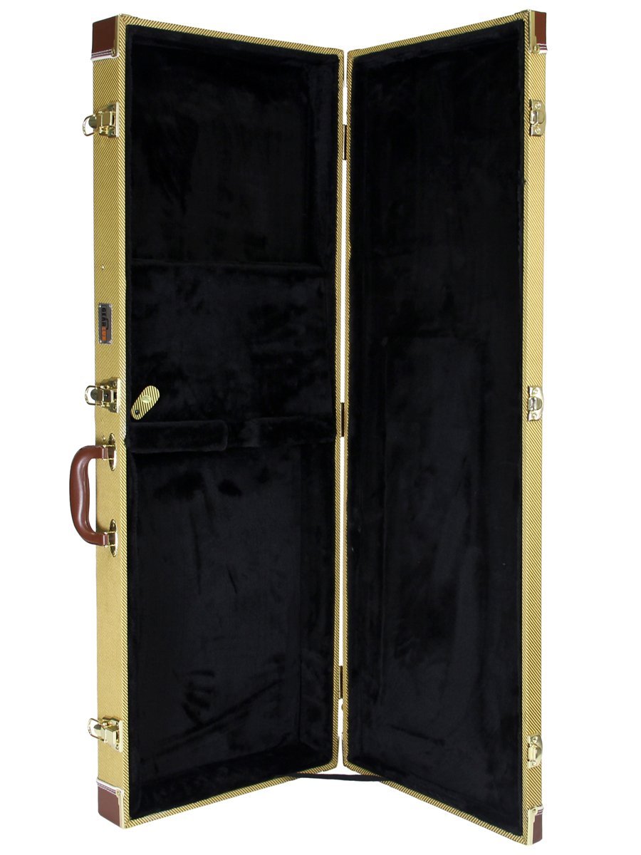 Gearlux Rectangular Electric Guitar Hard Case - Tweed