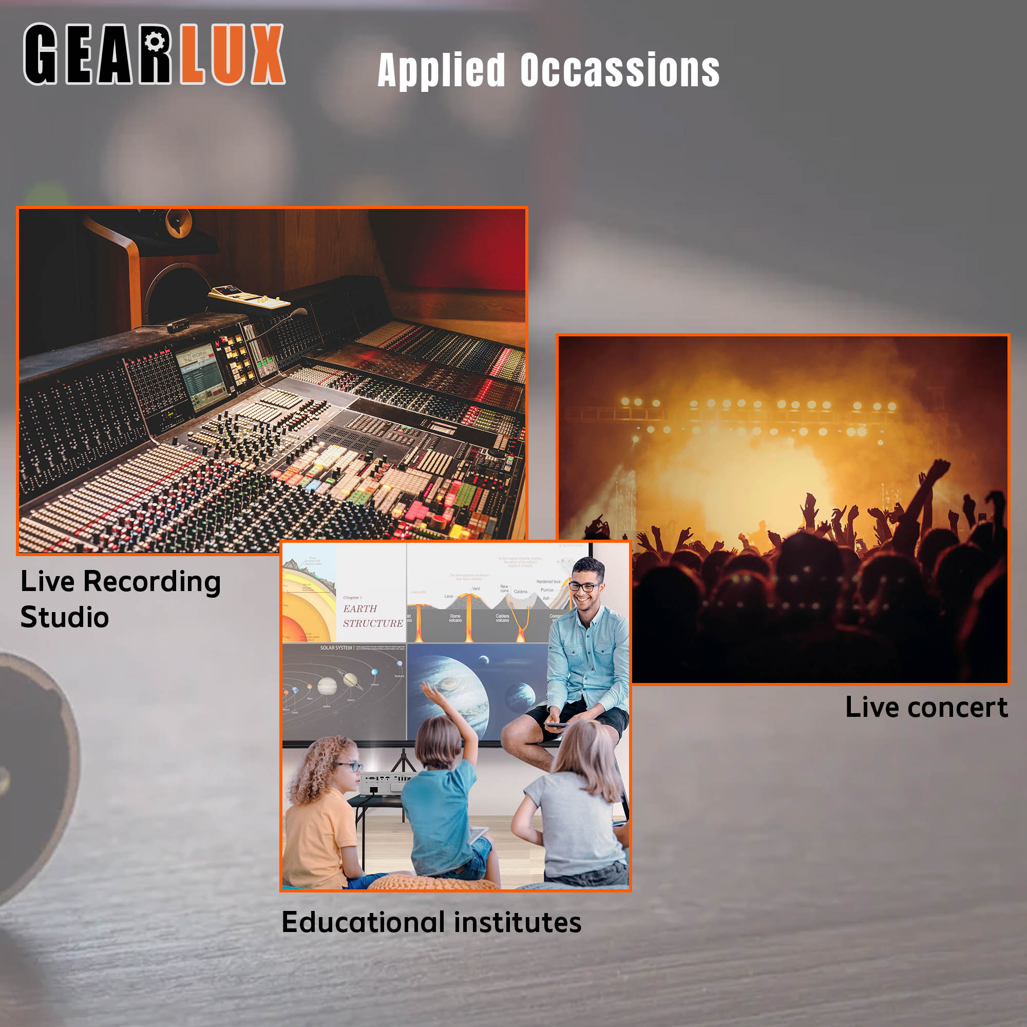 Gearlux 10-Foot 5-Pin MIDI Cable - 3 Pack