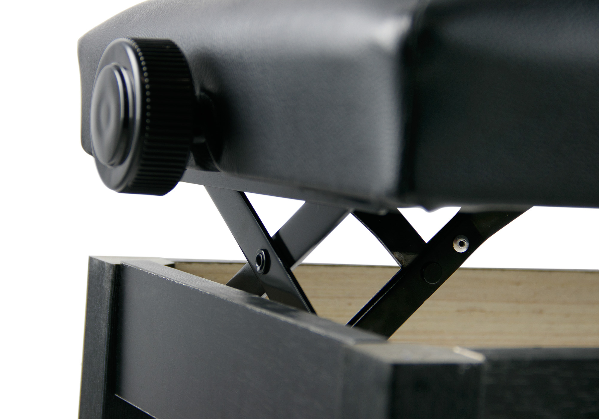 Gearlux Adjustable Piano Bench - Black