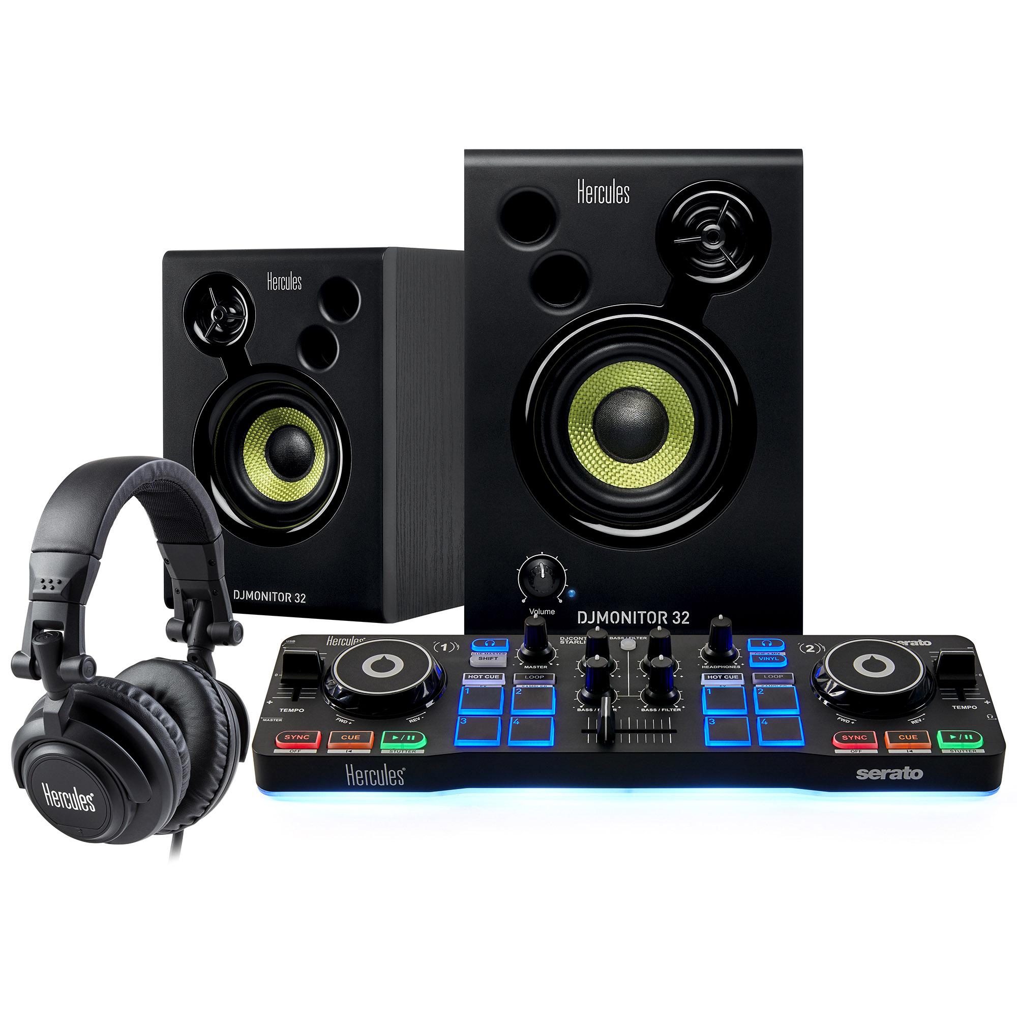 Hercules DJStarter Kit with DJControl Starlight DJ Controller