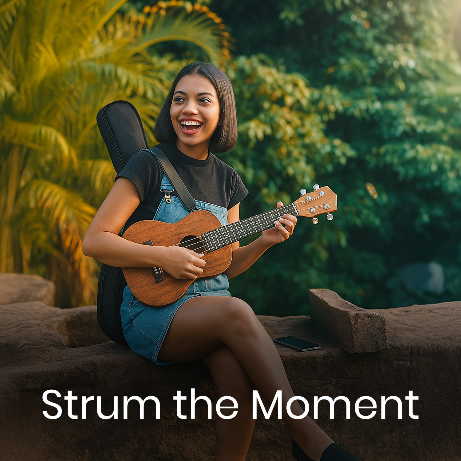 Kala Ukuleles KA 15s Mahogany Soprano Ukulele Bundle With Gig Bag