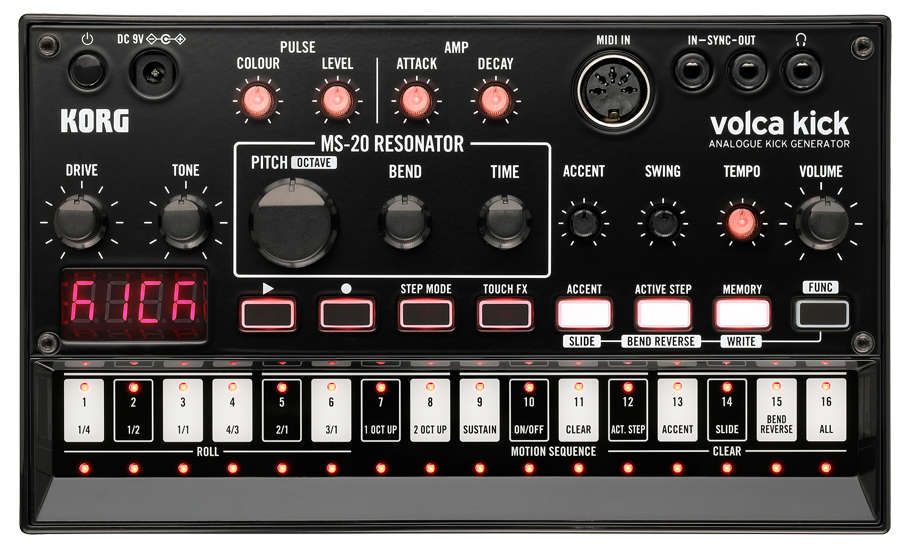 Korg Volca Kick Analogue Kick Generator w/ Power Supply