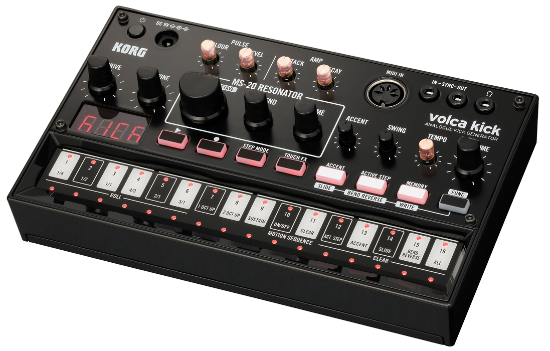 Korg Volca Kick Analogue Kick Generator w/ Power Supply