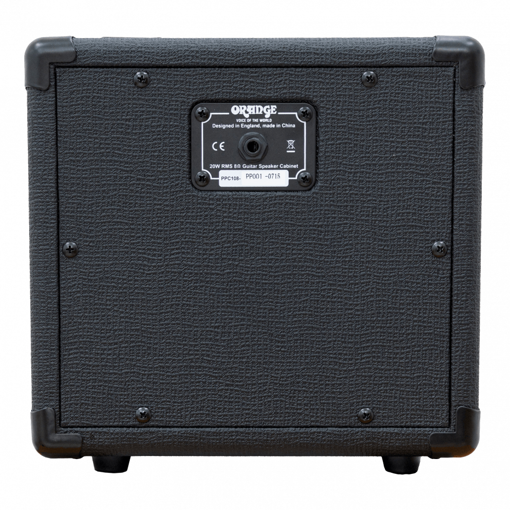 Orange PPC108 1x8" ClosedBack Speaker Black w/ MD20 Micro Dark Head 660845718685 eBay