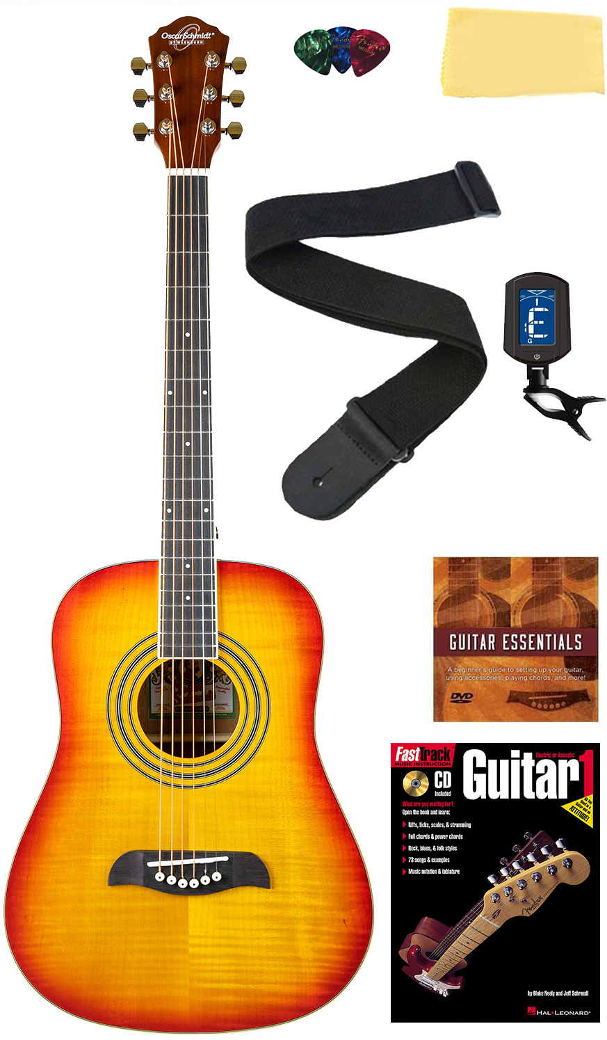 Oscar Schmidt OG5 store 3 4-Size Kids Sunburst Tu - Guitar w Acoustic Sale SALE% OFF