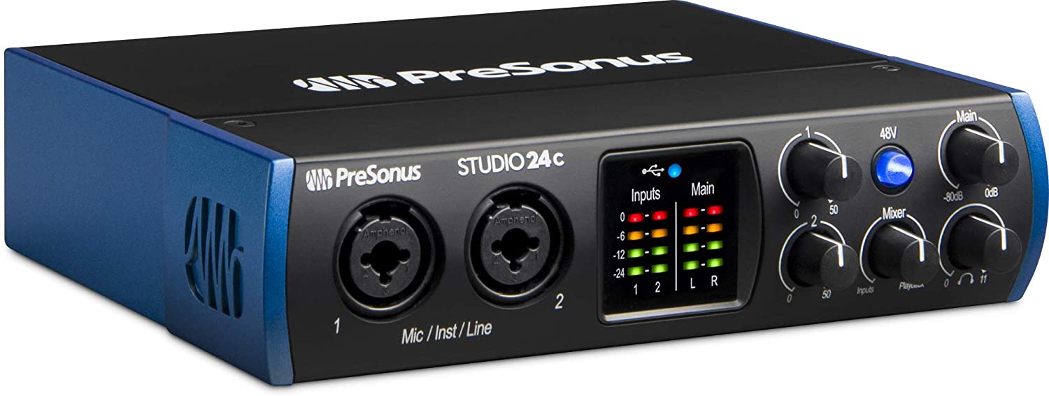 PreSonus Studio 24c 2x2 Audio Interface 673454007910 | eBay